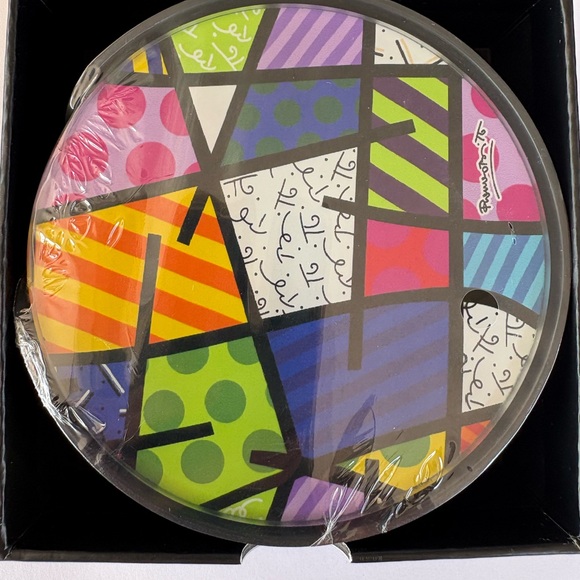 Invicta Multicolor Geometric Coasters Set - Picture 3 of 4